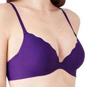BNWOT Wacoal B.Tempt'D Push-Up Bra Size 32DD in Purple